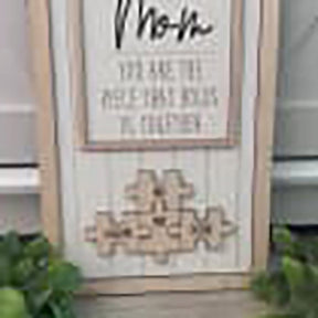 Personalized gift for mom Mothers Day gift Mom puzzle