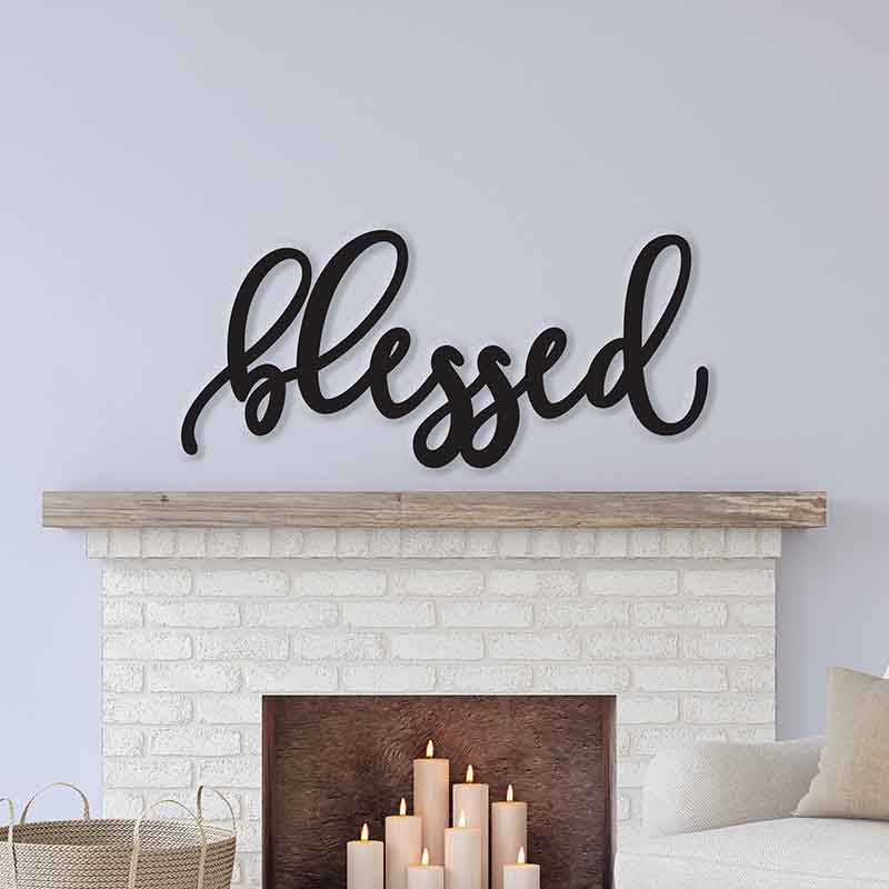 Thankful Metal Sign Thankful Wall Decor Thanksgiving Decor Living Room Decor