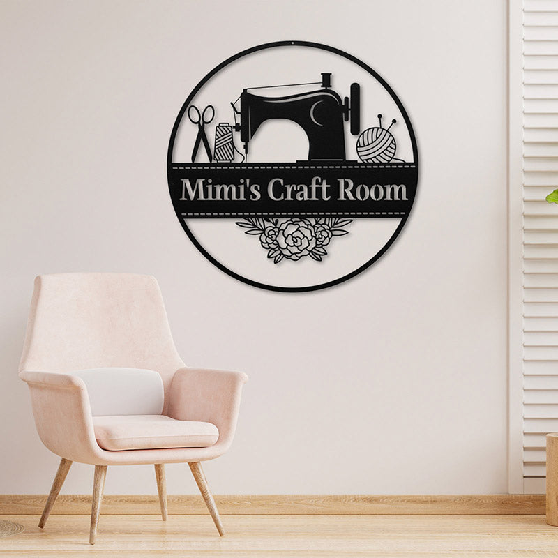 Sewing Metal Sign, Gift for Grandma, Gift for Mom