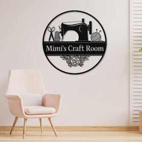Sewing Metal Sign, Gift for Grandma, Gift for Mom