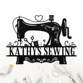 Mother's Day Gift, Sewing Machine Metal Sign