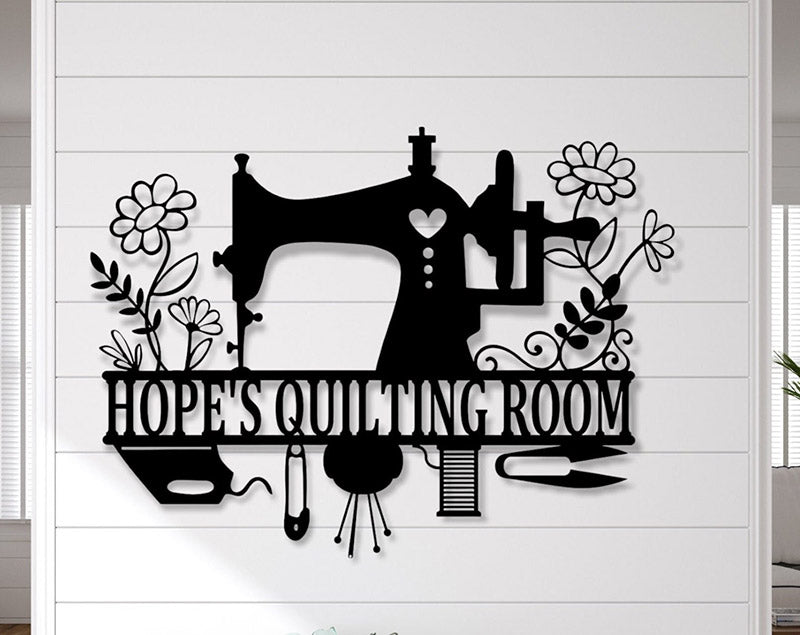 metal sewing sign, quilting sign, gift for her, farm sign, gift for grandma