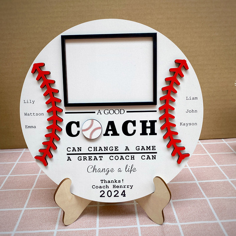 Personalized Father’s Day Baseball Gift, Handmade Baseball Coach Appreciation Gift