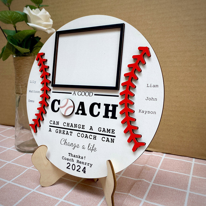 Personalized Father’s Day Baseball Gift, Handmade Baseball Coach Appreciation Gift