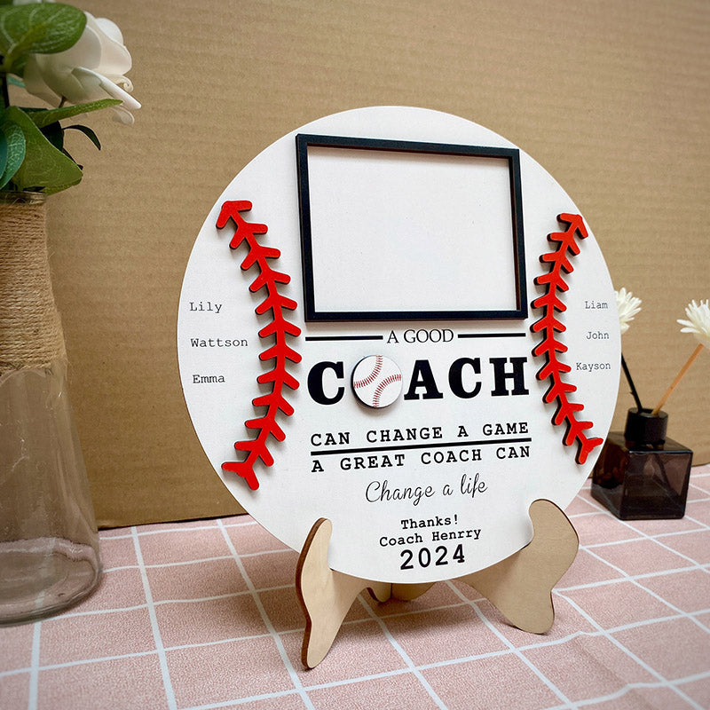Personalized Father’s Day Baseball Gift, Handmade Baseball Coach Appreciation Gift