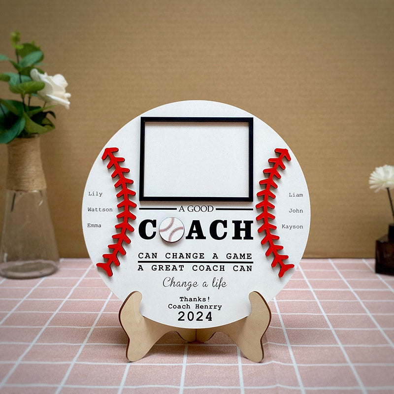 Personalized Father’s Day Baseball Gift, Handmade Baseball Coach Appreciation Gift