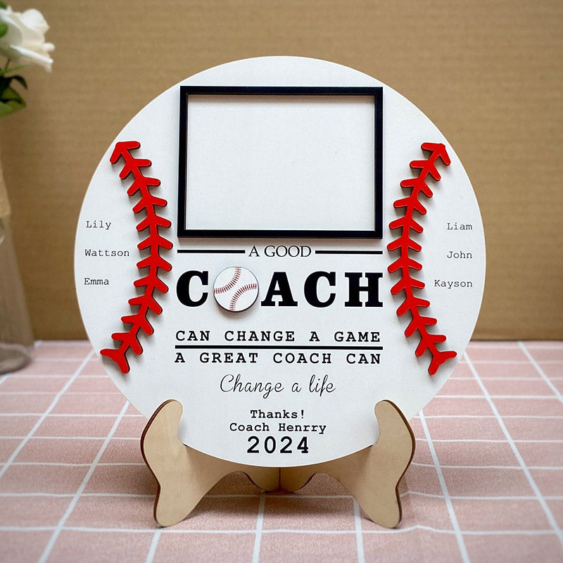 Personalized Father’s Day Baseball Gift, Handmade Baseball Coach Appreciation Gift