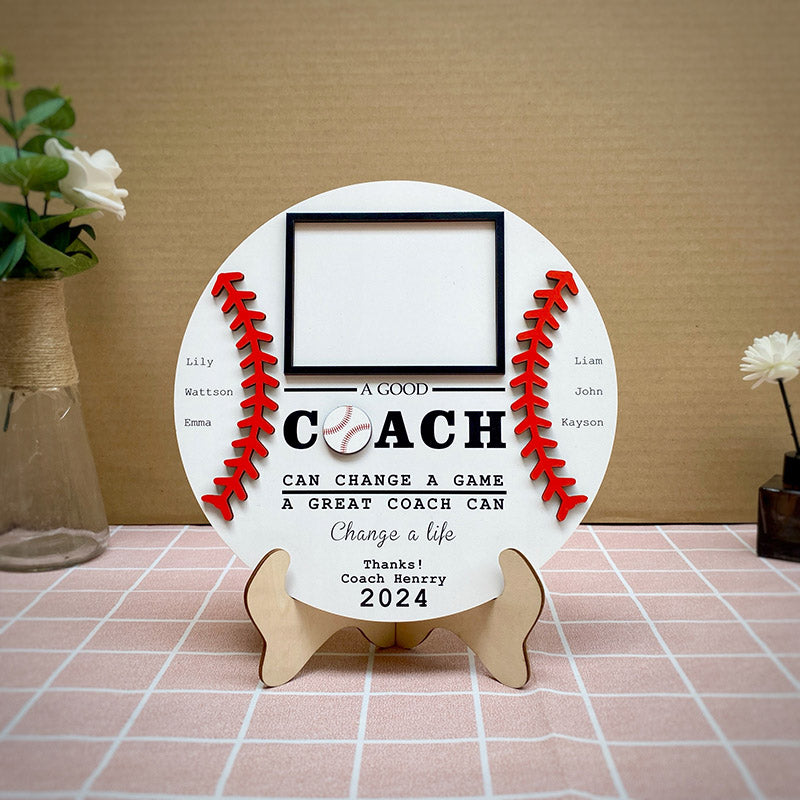 Personalized Father’s Day Baseball Gift, Handmade Baseball Coach Appreciation Gift