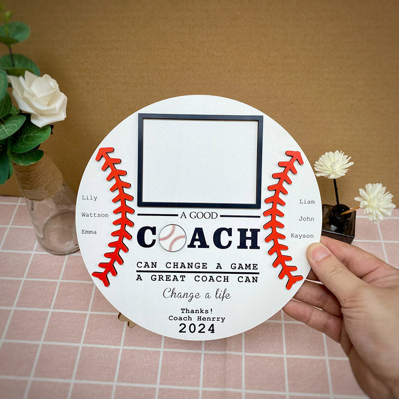 Personalized Father’s Day Baseball Gift, Handmade Baseball Coach Appreciation Gift
