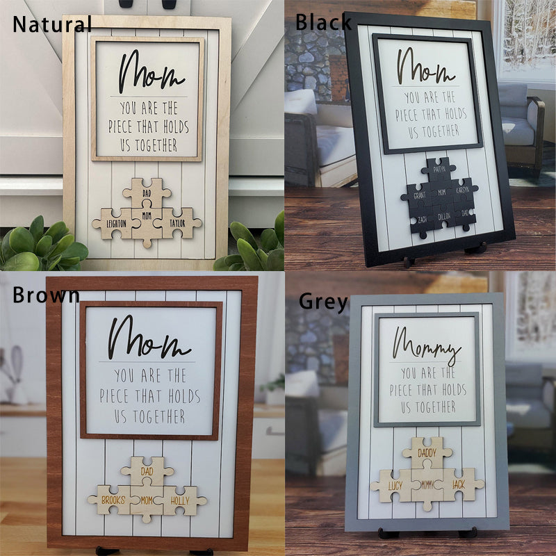 Personalized gift for mom Mothers Day gift Mom puzzle