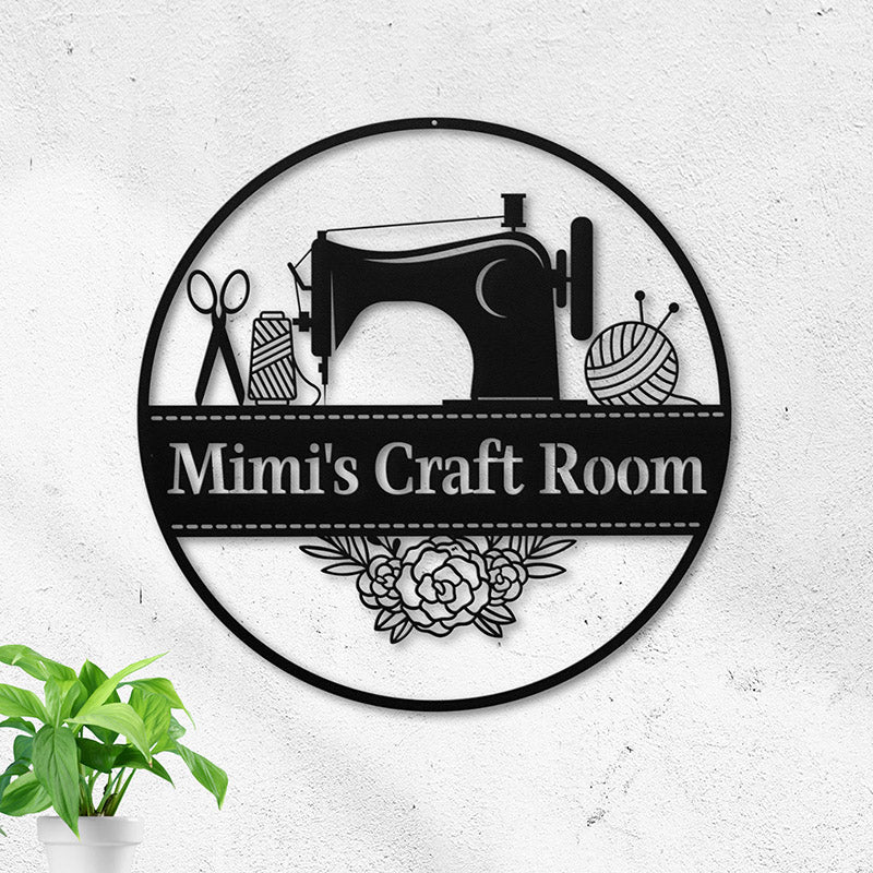 Sewing Metal Sign, Gift for Grandma, Gift for Mom