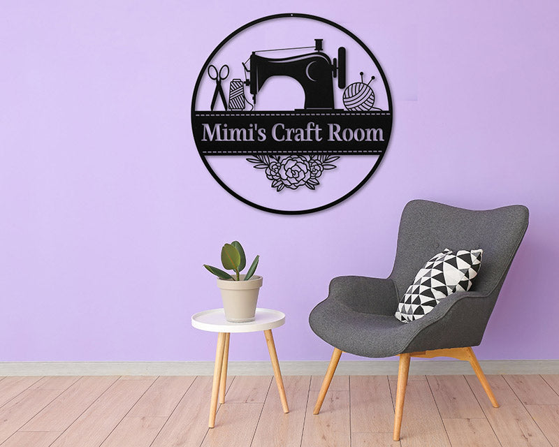 Sewing Metal Sign, Gift for Grandma, Gift for Mom
